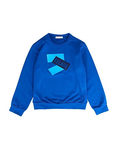 ALVIERO MARTINI 1a CLASSE Sweatshirt Bright blue 96% Cotton, 4% Elastane