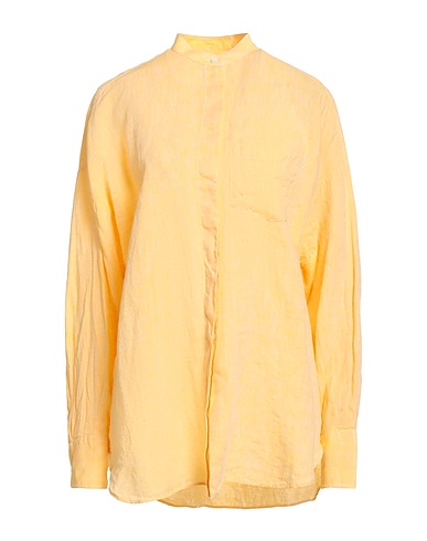 ACADEMIA Linen shirt Yellow 100% Linen