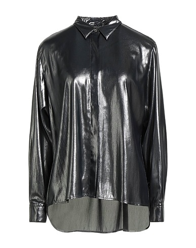 ACADEMIA Solid colour shirts & blouses Lead 100% PES