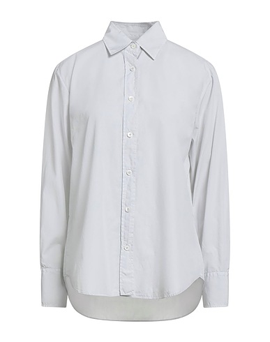 ACADEMIA Solid colour shirts & blouses Light grey 100% Cotton