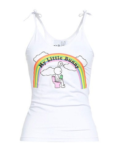 NATASHA ZINKO Top White 95% Cotton, 5% Elastane