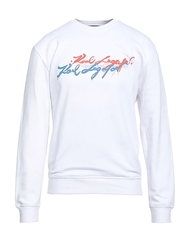 KARL LAGERFELD Sweatshirt White 100% Organic cotton