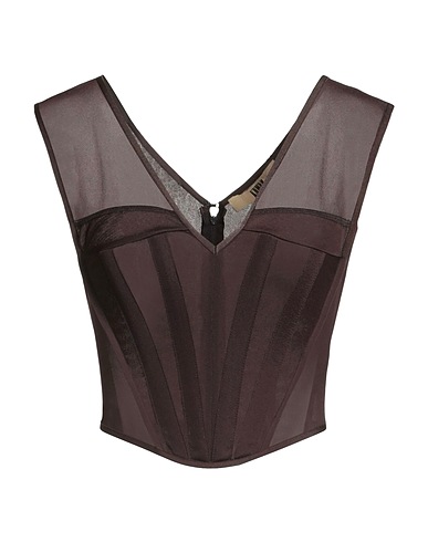 KNWLS Top Testa di moro 100% Poliestere