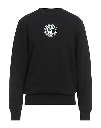 KARL LAGERFELD Felpa Nero 70% Cotone organico, 30% Poliestere