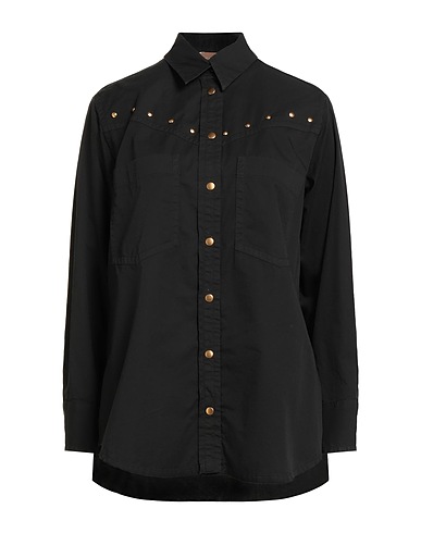 ACADEMIA Shirts Black 100% Cotton
