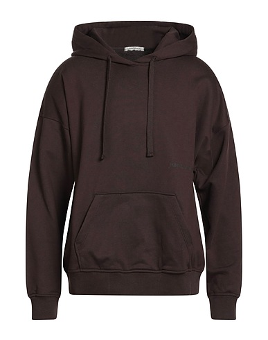 HINNOMINATE Hooded sweatshirt Dark brown 100% Cotton