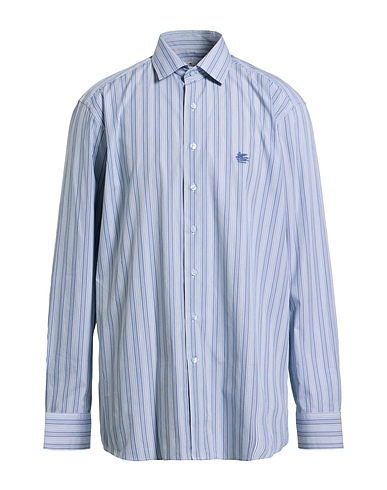 ETRO Striped shirt Pastel blue 100% Cotton