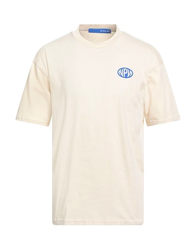 NO PASA NADA Basic T-Shirt Beige 100% Cotton