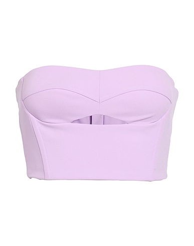 PATRIZIA PEPE Bustier LILLA 89% Polyester, 11% Elastane