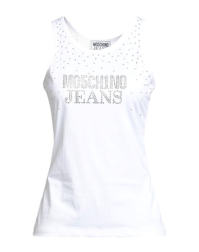 MOSCHINO JEANS Canotta Bianco 100% Cotone