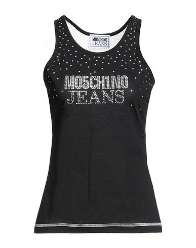 MOSCHINO JEANS Tanktop Schwarz 100% Baumwolle