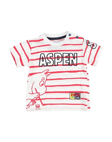 ASPEN POLO CLUB T-shirt Rosso 100% Cotone