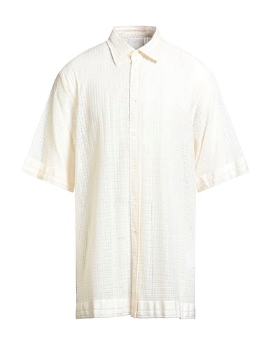 GIVENCHY Patterned shirt Cream 62% Cotton, 38% Polyamide