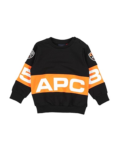ASPEN POLO CLUB Sweatshirt Black 95% Cotton, 5% Elastane