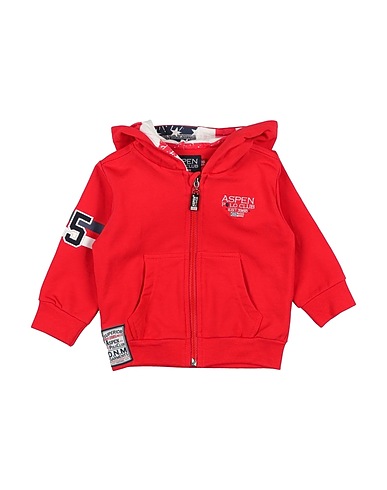 ASPEN POLO CLUB Felpa Rosso 95% Cotone, 5% Elastan