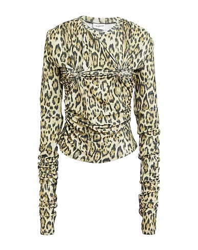VAQUERA Top Giallo pastello 83% Poliestere, 13% Poliammide metallizzato, 4% Elastan
