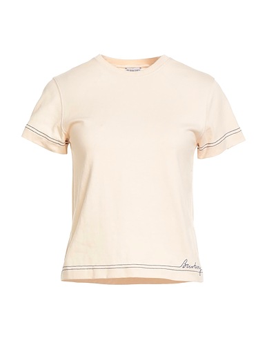 BURBERRY T-shirt Beige 100% Cotton, Elastane