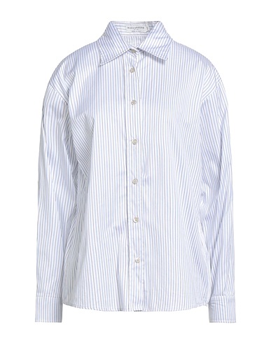 BALLANTYNE Striped shirt White 100% Cotton
