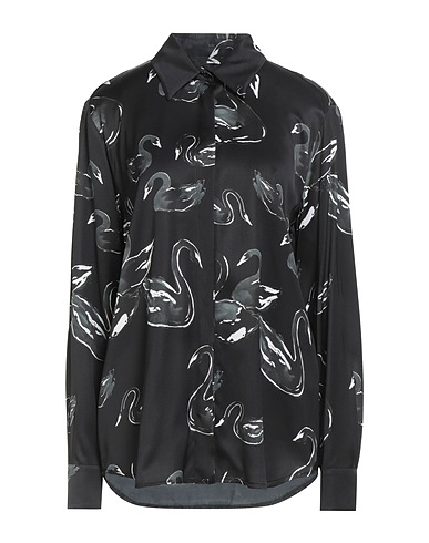 MSGM Patterned shirts & blouses Black 100% Viscose