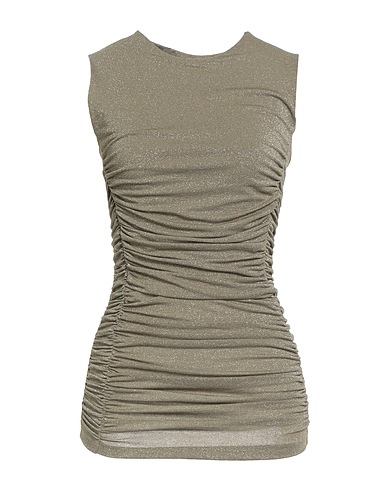 CHIARA BONI LA PETITE ROBE Top Sand 42% Polyamide, 40% Viscose, 10% Elastane, 8% Polyester
