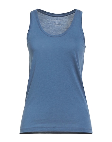 MAJESTIC FILATURES Vest Slate blue 67% Lyocell, 33% Organic cotton