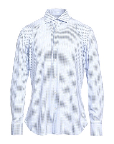 GUGLIELMINOTTI Patterned shirt White 74% Polyamide, 26% Elastane