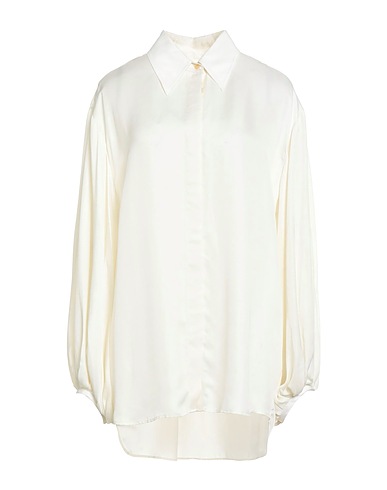 KHAITE Camicie e bluse tinta unita Avorio 100% Cupro
