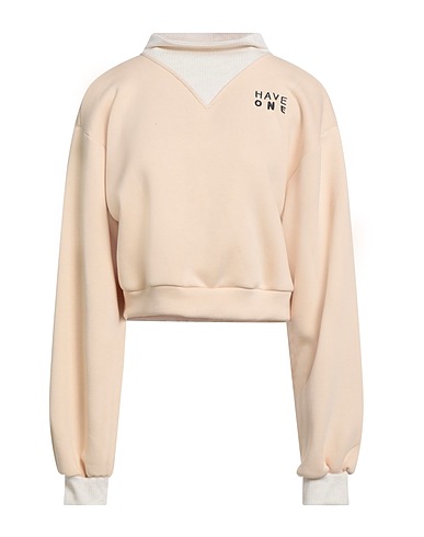 HAVEONE Sweatshirt Cream 70% Cotton, 30% Polyester, Viscose, Polyamide, Elastic fibres