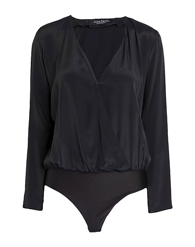 NORA BARTH TOPWEAR Nero 47% Viscosa, 42% Poliestere, 8% Seta, 3% Elastan