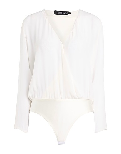 NORA BARTH TOPWEAR White 47% Viscose, 42% Polyester, 8% Silk, 3% Elastane