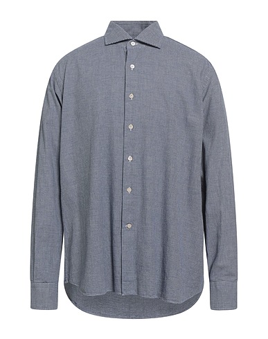ALESSANDRO GHERARDI Patterned shirt Blue 100% Cotton