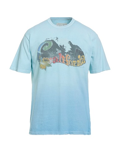 ERL T-shirt Celeste 70% Cotone, 30% Lino