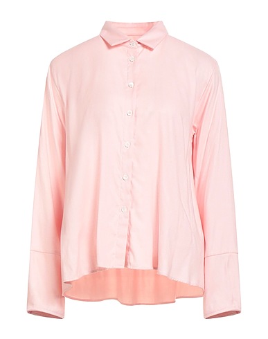 ROBERT FRIEDMAN Solid color shirts & blouses Light pink 52% Cotton, 48% Tencel™
