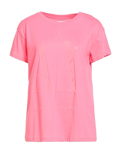 ARMANI EXCHANGE T-shirt Pink 60% Cotton, 40% Polyester