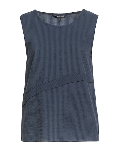 ARMANI EXCHANGE Top BLU NAVY 47% Modal, 35% Polyamide, 17% Cotton, 1% Elastane