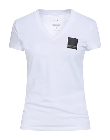 ARMANI EXCHANGE Basic T-Shirt White 100% Cotton