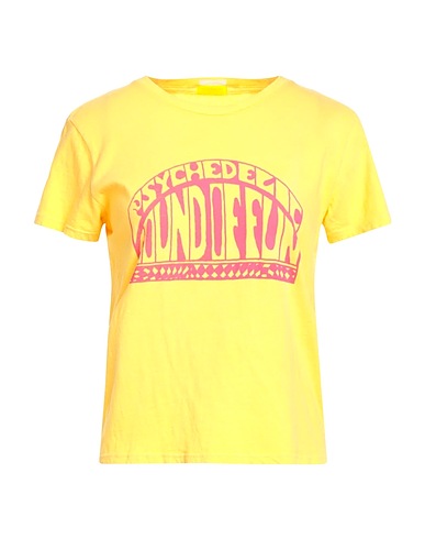 MOTHER T-Shirt Gelb 60% Baumwolle, 40% Recycelte Baumwolle