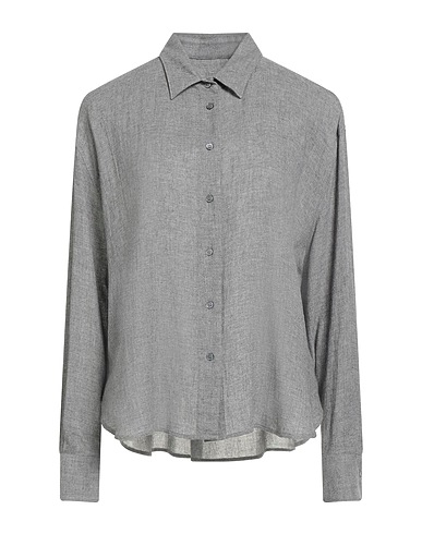 ROBERT FRIEDMAN Solid colour shirts & blouses Grey 75% Viscose, 25% Wool