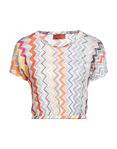 MISSONI Top Orange 61% Viscose, 26% Polyester, 13% Metallic fiber