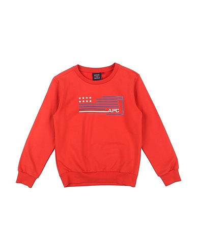 ASPEN POLO CLUB Sweatshirt Tomato red 95% Cotton, 5% Elastane