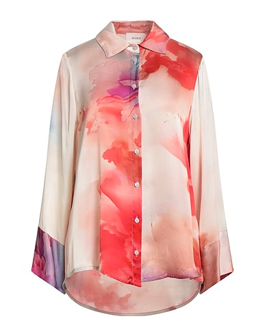 VICOLO Patterned shirts & blouses Red 100% Viscose