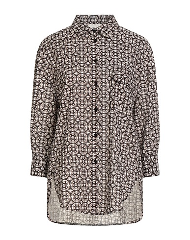 VICOLO Patterned shirts & blouses Black 100% Cotton