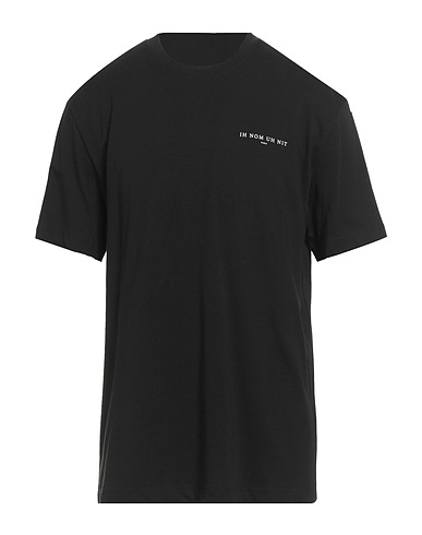 IH NOM UH NIT T-shirt Black 100% Cotton, Elastane