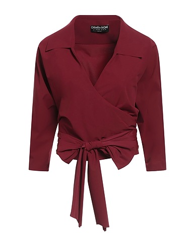 CHIARA BONI LA PETITE ROBE Top Burgundy 75% Polyamide, 25% Elastane