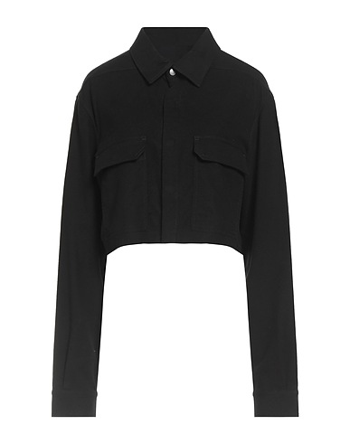RICK OWENS Solid colour shirts & blouses Black 100% Cotton