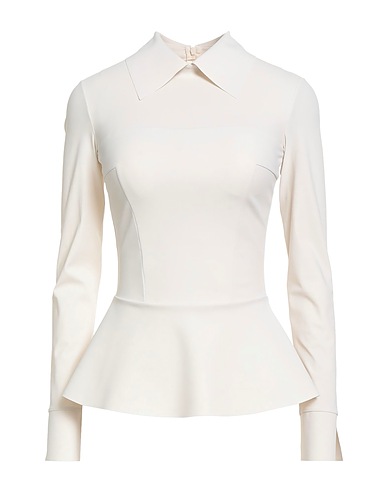 CHIARA BONI LA PETITE ROBE Top Off white 75% Polyamide, 25% Elastane