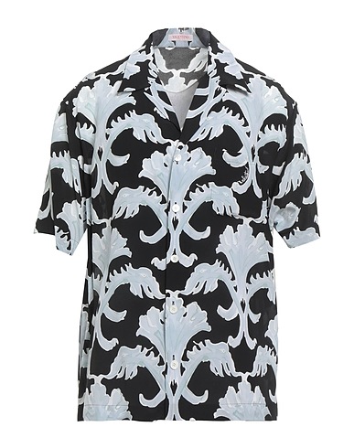 VALENTINO GARAVANI Patterned shirt Black 100% Silk