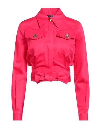 ELISABETTA FRANCHI Shirts Fuchsia 98% Cotton, 2% Elastane