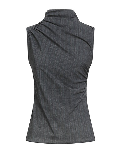 CHIARA BONI LA PETITE ROBE Top Antracite 75% Poliammide, 25% Elastan