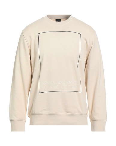 ARMANI EXCHANGE Sweatshirt Beige 100% Cotton